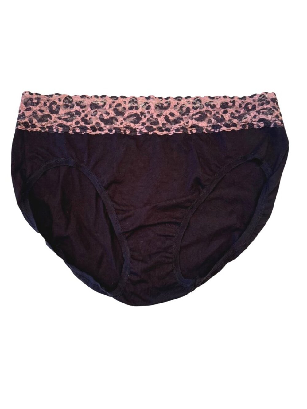 Hanky Panky Cotton Large Black French Brief NWT Underwear Panties